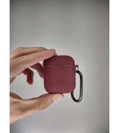 Чохол для навушників Full Silicone Case with Microfiber Apple AirPods (57) Марса..