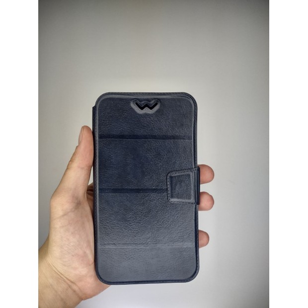 Чехол-книжка Universal Business Line Design 5.5 (Тёмно-синий) Чехол-книжка Universal Business Line Design 5.5 (Тёмно-синий)