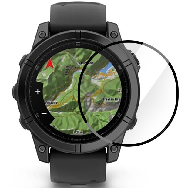 Защитное стекло 5D Garmin Fenix E Black Защитное стекло 5D Garmin Fenix E Black