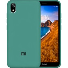 Силикон Original 360 Case Logo Xiaomi Redmi 7A (Тёмно-зелёный)
