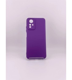 Силіконовий чохол Original Xiaomi Redmi Note 12S 4G (з захистом камери) (Аметист..