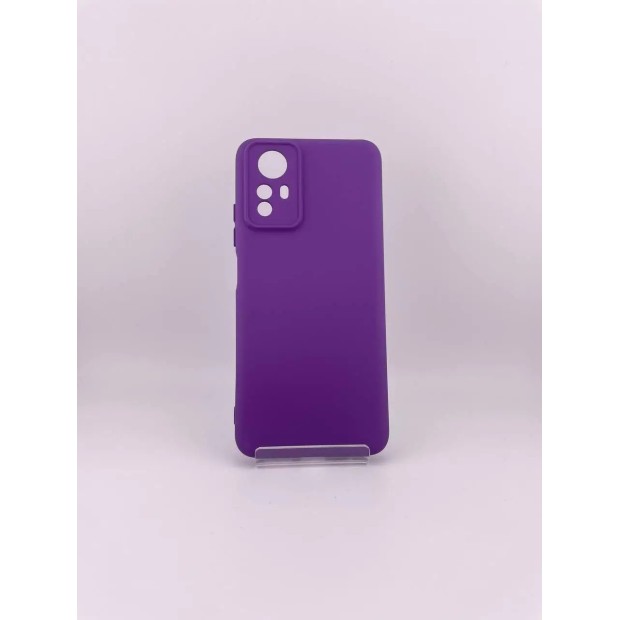 Силіконовий чохол Original Xiaomi Redmi Note 12S 4G (з захистом камери) (Аметист)