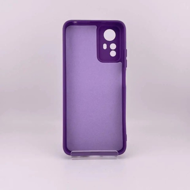 Силіконовий чохол Original Xiaomi Redmi Note 12S 4G (з захистом камери) (Аметист)