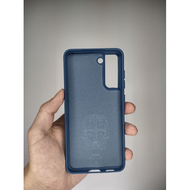 Силіконовий Original 360-чохол для Samsung Galaxy S21 FE 5G (Темно-синій)