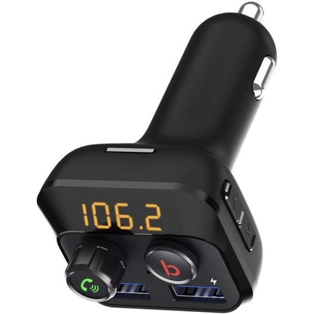 FM-модулятор Grand-X 98GRX (2USB) (Чорний) GX