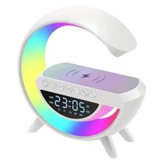 Настільна лампа-нічник з бездротовою зарядкою BT-3401 (Білий) Настільна лампа-нічник з бездротовою зарядкою BT-3401 (Білий)