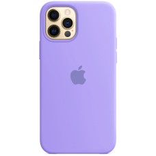 Силіконовий оригінальний чохол Apple для iPhone 12 Pro Max (43) кольору Glycine.