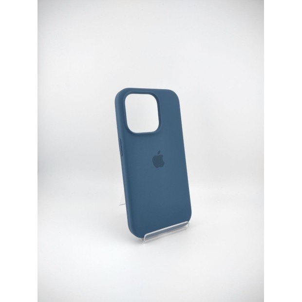 Силіконовий оригінальний чохол для Apple iPhone 15 Pro (Storm Blue)