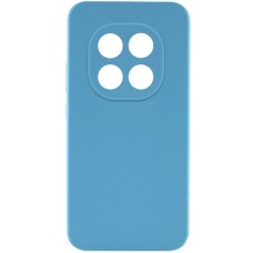 Силіконова оригінальна преміум Xiaomi Redmi Note 14 Pro (захист камери) (Небесно-блакитний)