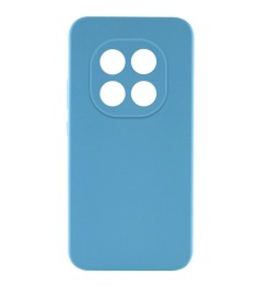Силіконова оригінальна преміум Xiaomi Redmi Note 14 Pro (захист камери) (Небесно..