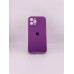 Силикон Original RoundCam Case Apple iPhone 12 Pro Max (28) Brinjal