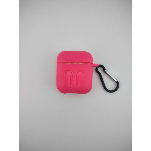 Чехол для наушников Full Silicone Case Apple AirPods 1 / 2 (56) Cyclamen