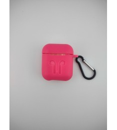 Чохол для навушників Full Silicone Case Apple AirPods 1  /  2 (56) Cyclamen