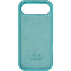 Силіконовий оригінальний круглий чохол для Apple iPhone 17 Air (53) Небесно-блакитний