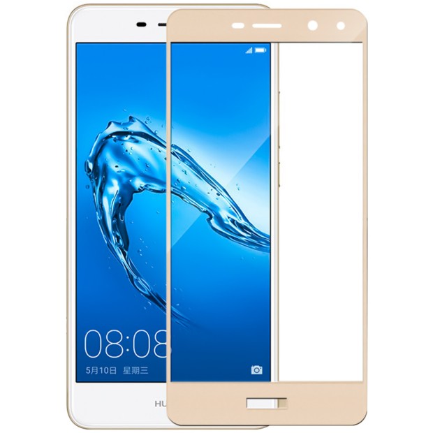 Защитное стекло 3D Huawei Y6 (2017) Gold