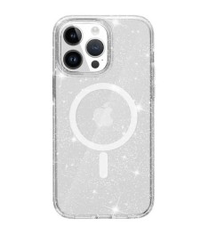 Blueo Crystal Pro Drop Resistance MagSafe Case for Apple iPhone 16 Pro (Glitter ..