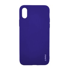 Силикон iNavi Color iPhone X / XS (фиолетовый)