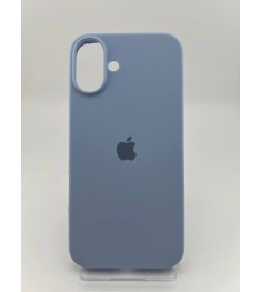 Оригінальний круглий чохол із силікону для Apple iPhone 16 Plus (15) бузкового к..