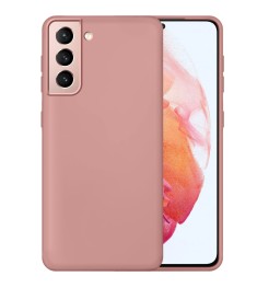 Силіконовий Оригінальний 360-чохол для Samsung Galaxy S21 Plus (Пудровий)