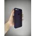 Силіконовий чохол Original Square RoundCam для Apple iPhone 7 Plus  /  8 Plus (72) Відтінок баклажан.