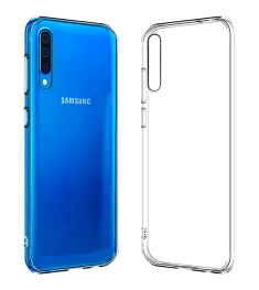 Силіконовий чохол для Samsung Galaxy A70 (2019) (Прозорий)