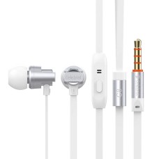 Провідні навушники-гарнітура вакуумні Celebrat C8 (Сріблястий) Провідні навушники-гарнітура вакуумні Celebrat C8 (Сріблястий)