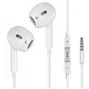 Проводные наушники-гарнитура вкладыши XO EP43 (White) DT