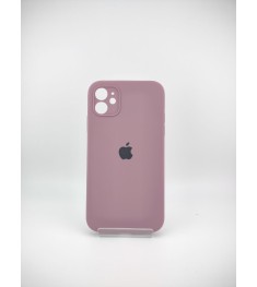 Силіконовий оригінальний квадратний чохол RoundCam для Apple iPhone 11 (01) Bilb..