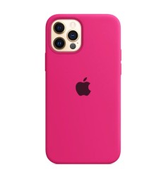 Силіконовий оригінальний круглий чохол для Apple iPhone 13 Pro Max (31) рожевий ..