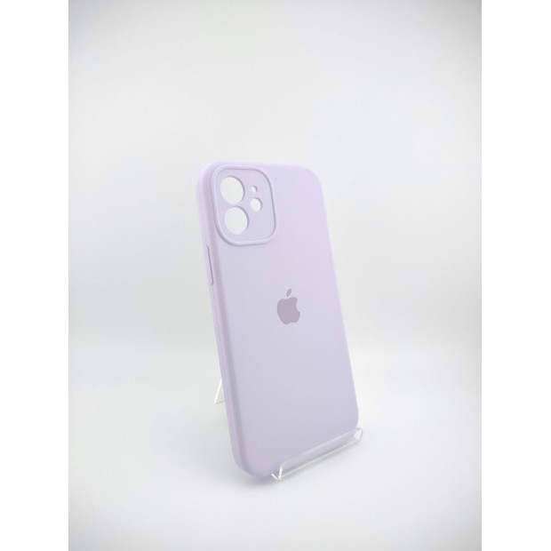 Силіконовий чохол Original RoundCam для Apple iPhone 12 (71) в кольорі Light Glycine.