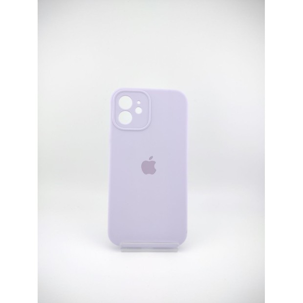 Силикон Original RoundCam Case Apple iPhone 12 (71) Light Glycine