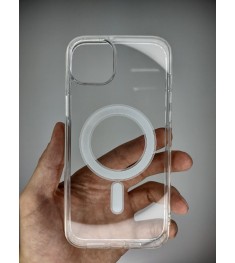 Чохол Clear Case with MagSafe для Apple iPhone 15 Plus (Прозорий)