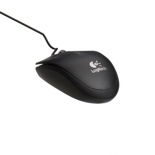 Мышь проводная Logitech B100 (Чёрный)