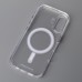Силіконовий чохол Space Case MagSafe для Apple iPhone 16 (прозорий)
