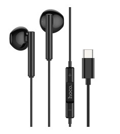 Проводные вкладыши наушники-гарнитура Hoco M65 Special Sound (Type-C) (Черный)