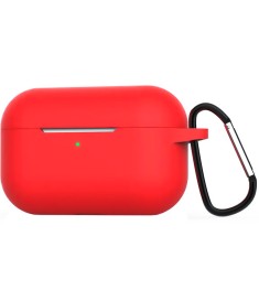 Чохол для навушників Full Silicone Case Apple AirPods Pro (Червоний)