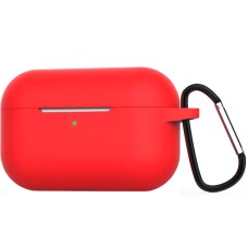 Футляр для наушников Full Silicone Case Apple AirPods Pro (Красный)