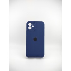 Силикон Original RoundCam Case Apple iPhone 12 (32) Deep Navy
