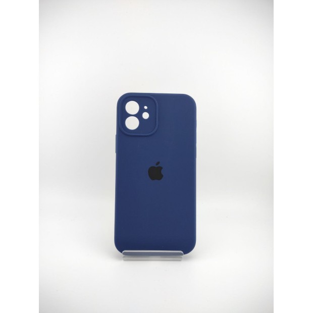 Силикон Original RoundCam Case Apple iPhone 12 (32) Deep Navy