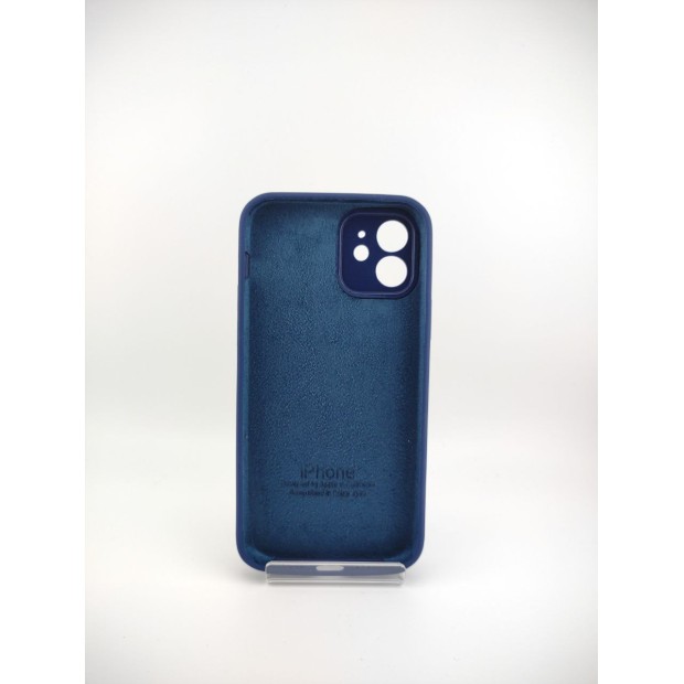 Силикон Original RoundCam Case Apple iPhone 12 (32) Deep Navy