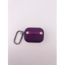 Чохол для навушників Full Silicone Case with Microfiber Apple AirPods Pro (72) Баклажан