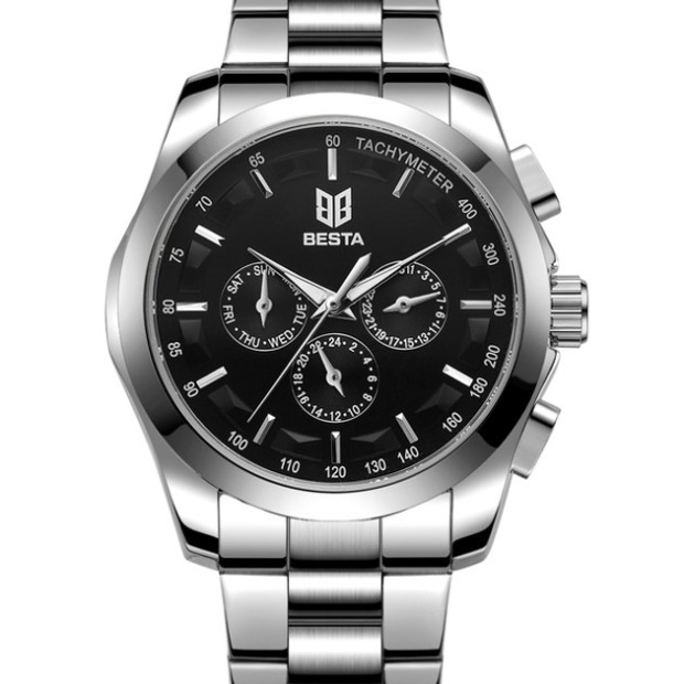 Механічний чоловічий годинник Besta Walker Steel BT