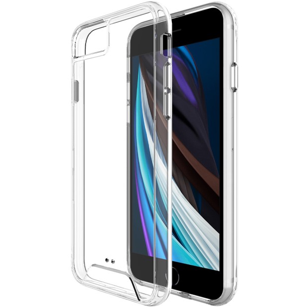 Силіконовий чохол Space Case Premium для Apple iPhone 7  /  8  /  SE (Прозорий)