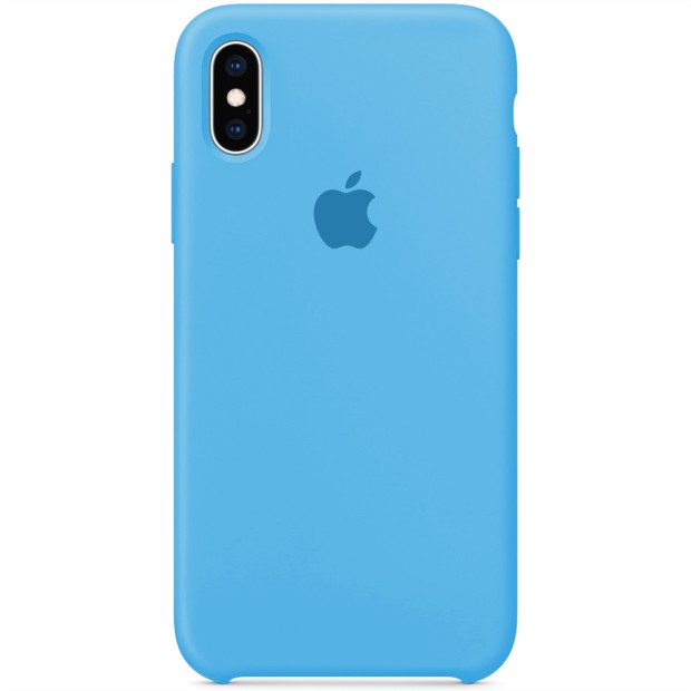 Оригінальний силіконовий чохол Apple для iPhone X / XS (20)