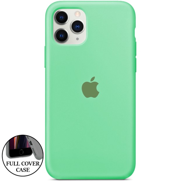 Силіконовий оригінальний круглий чохол Apple iPhone 11 Pro (49)