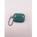 Чохол для навушників Full Silicone Case with Microfiber Apple AirPods Pro 2 (55) в кольорі темно-зеленому