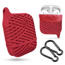 Футляр для наушников Apple AirPods Twist Case (красный) Футляр для наушников Apple AirPods Twist Case (красный)