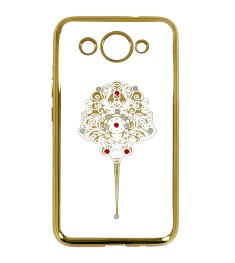 Силіконовий чохол Kingxbar Diamond для Huawei Y3 2017 (Заколка, Золотий) Силіконовий чохол Kingxbar Diamond для Huawei Y3 2017 (Заколка, Золотий)