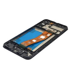 Дисплей для Samsung A042F Galaxy A04E (2022) с чёрным тачскрином и корпусной рам..