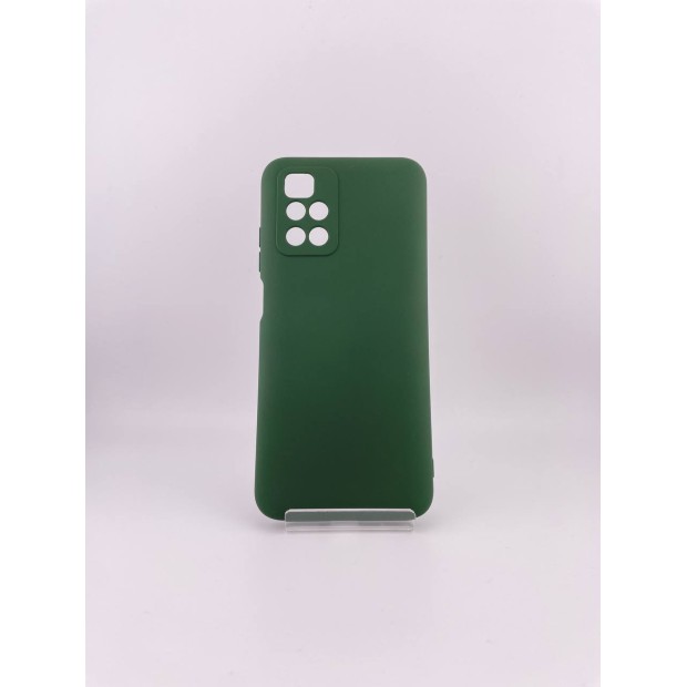 Силіконовий чохол Original Xiaomi Redmi 10 (ShutCam) (темно-зелений)